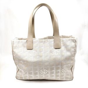 CHANEL Tote New Travel Line Beige with free CHANEL gift!!